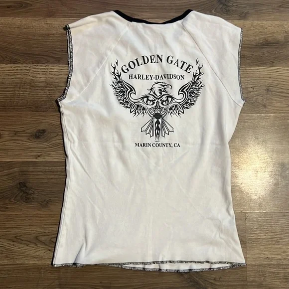 Harley Davidson Size Large Golden Gate Shirt - Picture 4 of 4